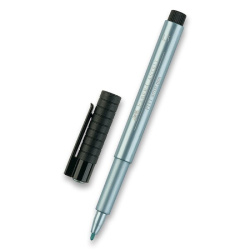 Popisovače Faber - Castell Pitt Artist Pen B Metallic modrý