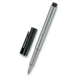 Popisovače Faber - Castell Pitt Artist Pen B Metallic stříbrný