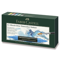 Popisovače akvarelové Faber - Castell Albrecht Dürer 5ks