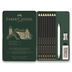Tužka grafitová Faber - Castell Graphite Matt sada 11 ks