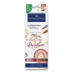 Popisovače Faber - Castell Goldfaber Aqua Dual Marker Lettering boho 6ks