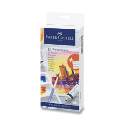 Barvy akvarelové Faber - Castell tuba 9ml 12 barev