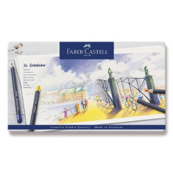 Pastelky Faber-Castell Goldfaber plechová krabička 36 ks