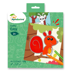 Omalovánky My Mandarine Graffy Easy lesní zvířátka