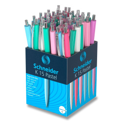 Pero kuličkové SCHNEIDER K 15 pastel assort 6 barev