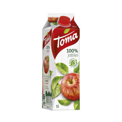 Džus Toma 100% 1L Jablečný