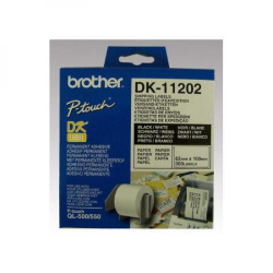 Štítky papírové do Brother DK-11202 62mm x 100mm bílé 300ks