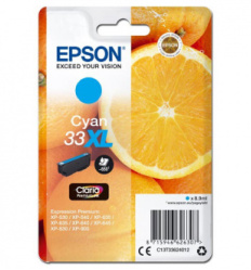 Cartridge Epson T33XL, cyan, 8,9ml, C13T33624012/E