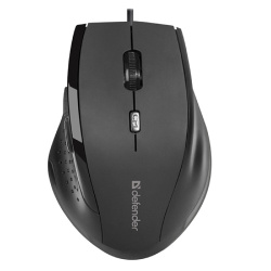 Myš Defender Accura MM-362 1600DPI optická 6tl. drátová USB černá