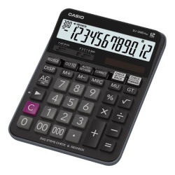 Kalkulačka Casio DJ 120 D Plus stolní dvanáctimístná černá