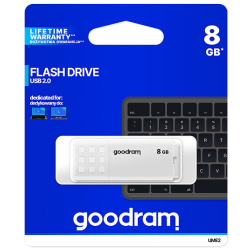 Flash disk 8 GB USB 2.0 Goodram bílý /o