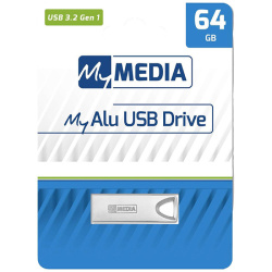 Flash disk 64 GB USB 3.2 MyAlu stříbrný /o