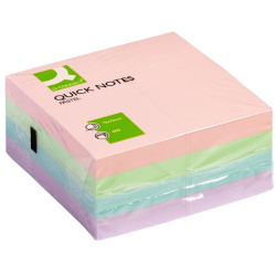 Bloček samol. 76x76 Q-Connect pastelové barvy