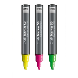 Popisovač křídový Sigel 1,0-5,0mm sada 3ks