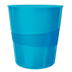 Koš odpadkový 15 lit. Leitz WOW modrý