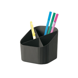Stojánek PS na tužky XLOOP 4 oddíly černý