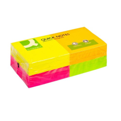 Samolepicí bločky Q-Connect 76x76 mm mix barev