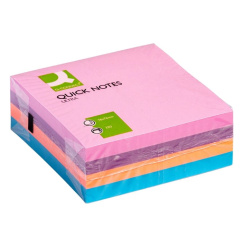 Samolepící bločky Q-Connect 76x76xmm ultra barevné 4 barvy