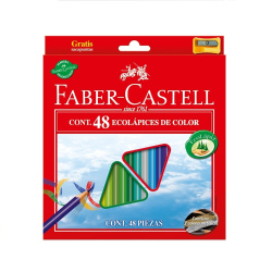Pastelky trojhranné Faber-Castell 48ks + ořezávátko