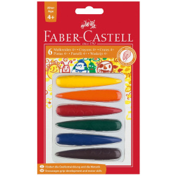 Pastelky plastové Faber-Castell do dlaně 6ks 4+ /E