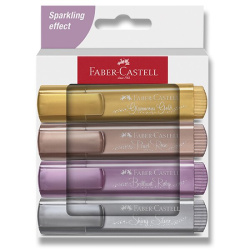 Zvýraznovač F-C Textliner 46 metalické 4ks /E