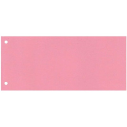Rozlišovač papírový 1/3 A4 Q-Connect růžový 100ks