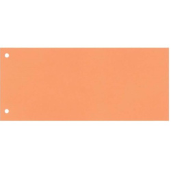 Rozlišovač papírový 1/3 A4 Q-Connect oranžový 100ks /E