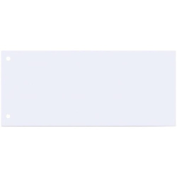 Rozlišovač papírový 1/3 A4 Q-Connect bílé 100ks /E