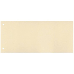 Rozlišovač papírový 1/3 A4 Q-connect světle žlutý 100ks