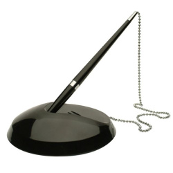 Kuličkové pero se stojánkem Q-Connect modré /E