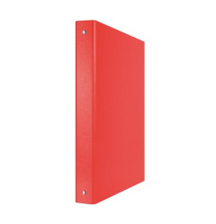 Pořadač Donau A4, 4kroužkový ,4,5 cm, červený, O-mechanika/E