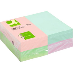 Samolepicí bloček Q-Connect 76 x 127 mm pastelové barvy 12 ks