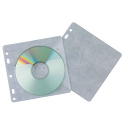 Obal na 2 CD Q-Connect závěsný 40 ks