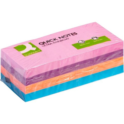 Samolepicí bločky Q-Connect 38x51 mm mix barev 12 ks