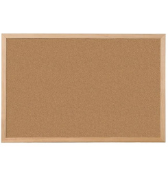 Tabule korková Q-Connect 60x40 cm dřevěný rám /E