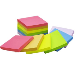 Samolepicí bločky Q-Connect FSC 76x76 mm pastel/neon 12 ks