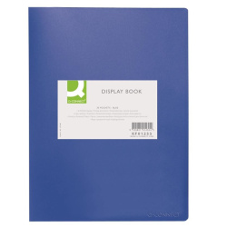 Katalogová kniha A4 30 kapes Q-Connect modrá /E