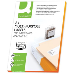 Etikety univerzální Q-Connect bílé 70 x 33,9 mm 2400 ks