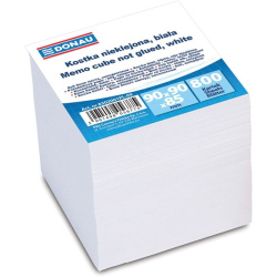 Kostka nelepená Donau 9x9x9cm 800 listů bílá