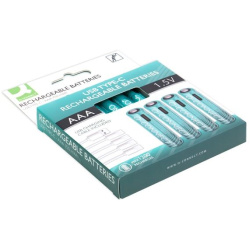 Nabíjecí baterie Q-Connect AAA 750 mWh USB nabíjení 4 ks