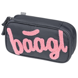 Penál etue Baagl Logo růžový