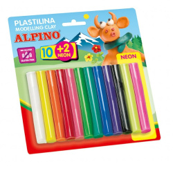 Modelovací hmota Alpino 10+2 neonové /E