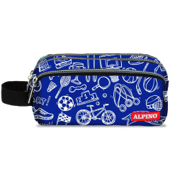 Penál na 3 zipy se sportovním motivem Alpino