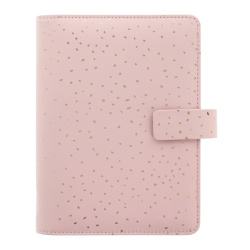 Diář Filofax A6 Confetti Rose Quartz