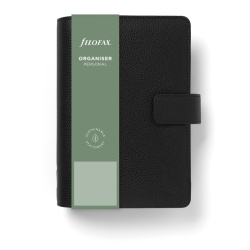Diář A6 Filofax Camden černý