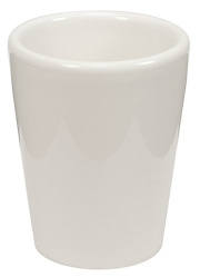 Bílý keramický panák - 1,5 OZ