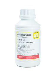 Inkoust pro DTF - objem 500 ml - žlutá