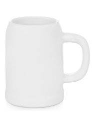 Pivní půllitr bílý