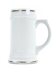 Pivní půllitr - zlatá linka