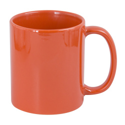 Hrnek pro potisk bílým tonerem - oranžová